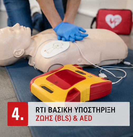 RTI — βασική υποστήριξη ζωής (BLS/AED)